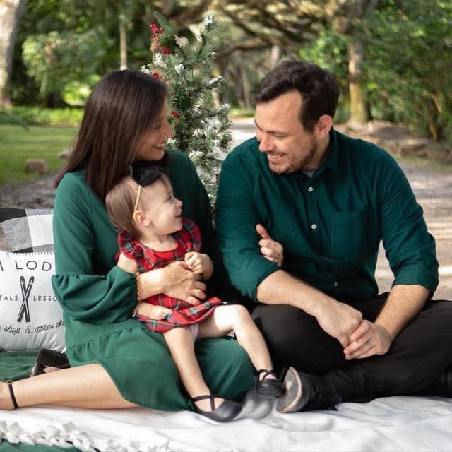 Charles Jarrell with his family